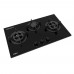 Whirlpool GWG8830TS (PUB) 3-Burner Tempered Glass Gas Hob